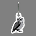 Zippy Clip - Side View Owl Tag W/ Clip Tab